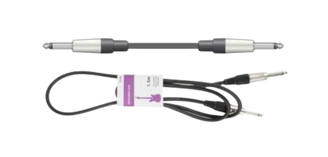 Audio Lead – 6.3mm (14″) Jack to Jack – 1.5m