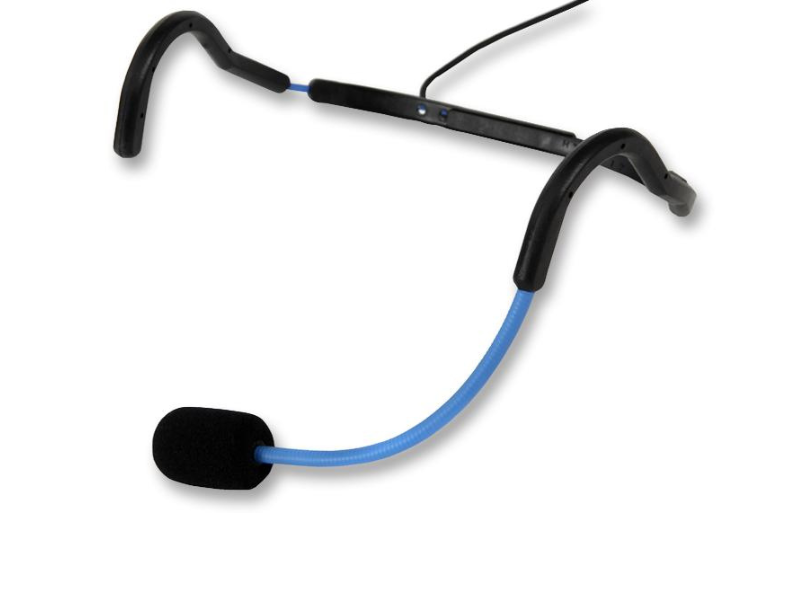Trantec SJ66-BL Fitness Headset Microphone – In Blue