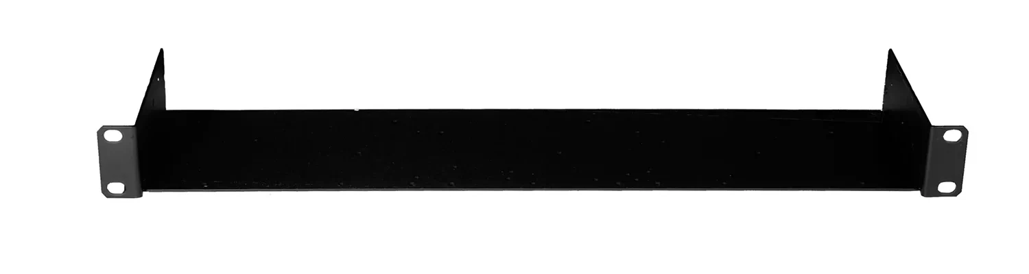 Overhead shot of a Black Shure URT Rack Tray