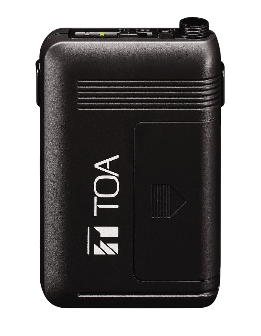 TOA WM-5325 Rechargeable UHF Beltpack Transmitter without Microphone (G01/D04)