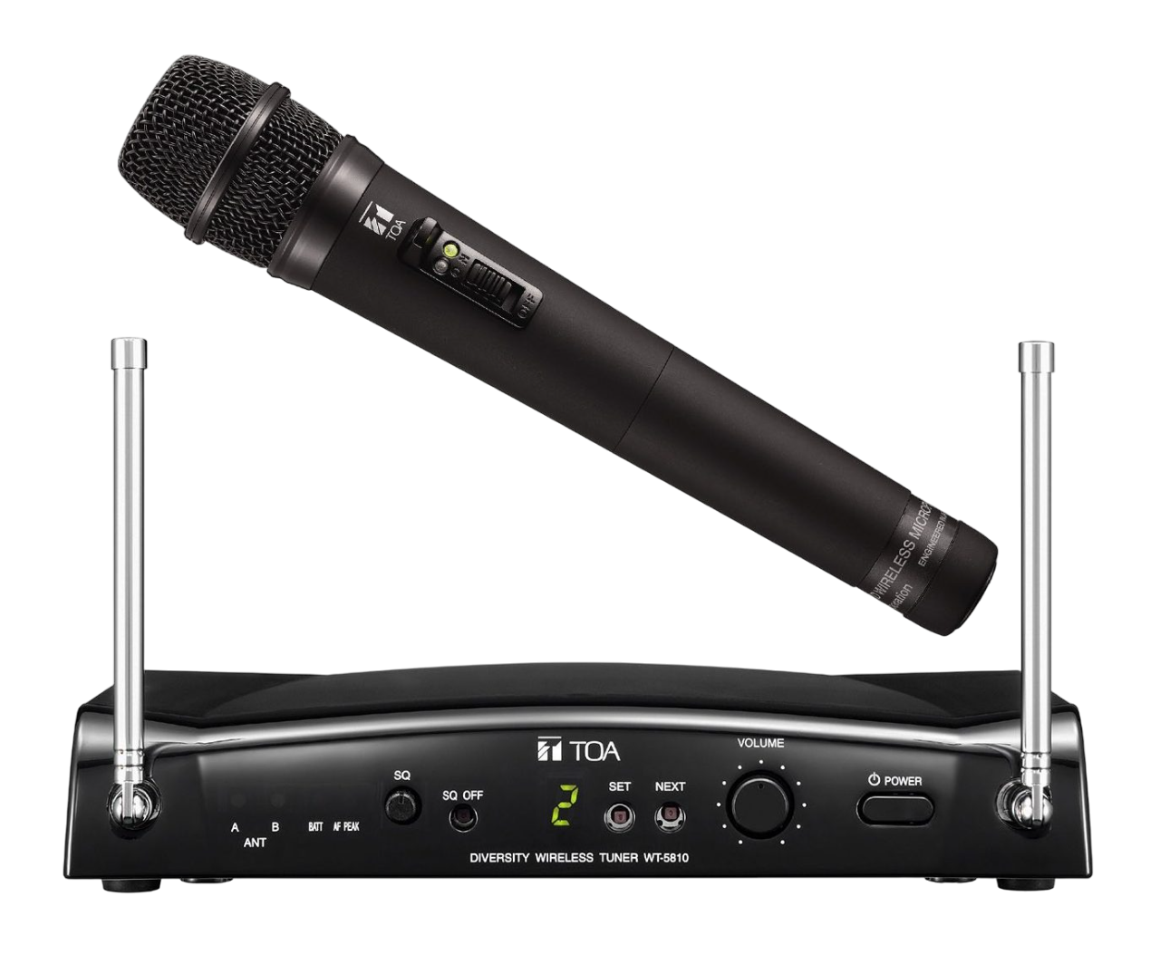 TOA WS-5225 Wireless Handheld Condenser Microphone System (G01/D04)