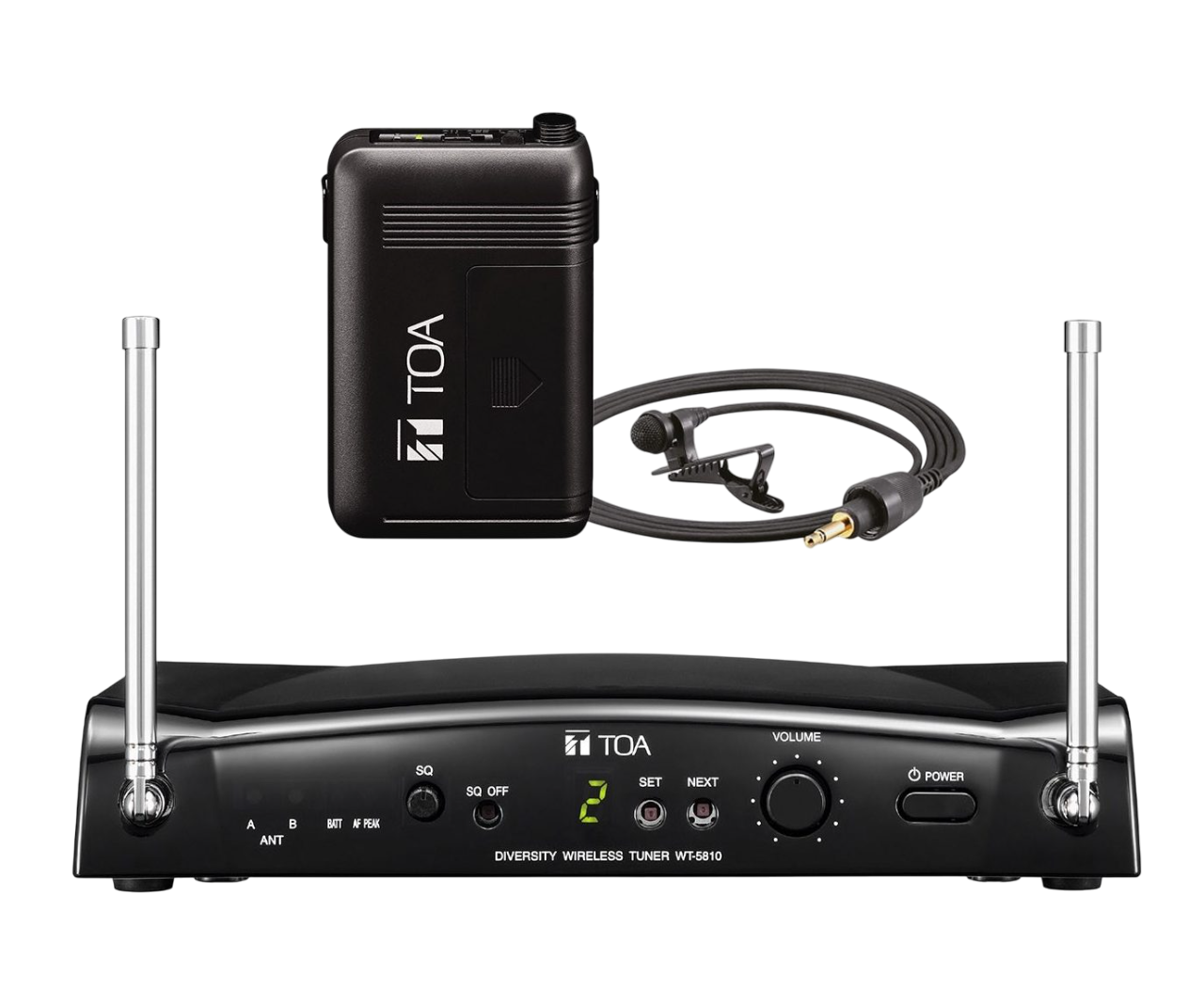 TOA WS-5325M UHF Wireless Beltpack System & YP-M5310 Lapel Mic (G01/D04)