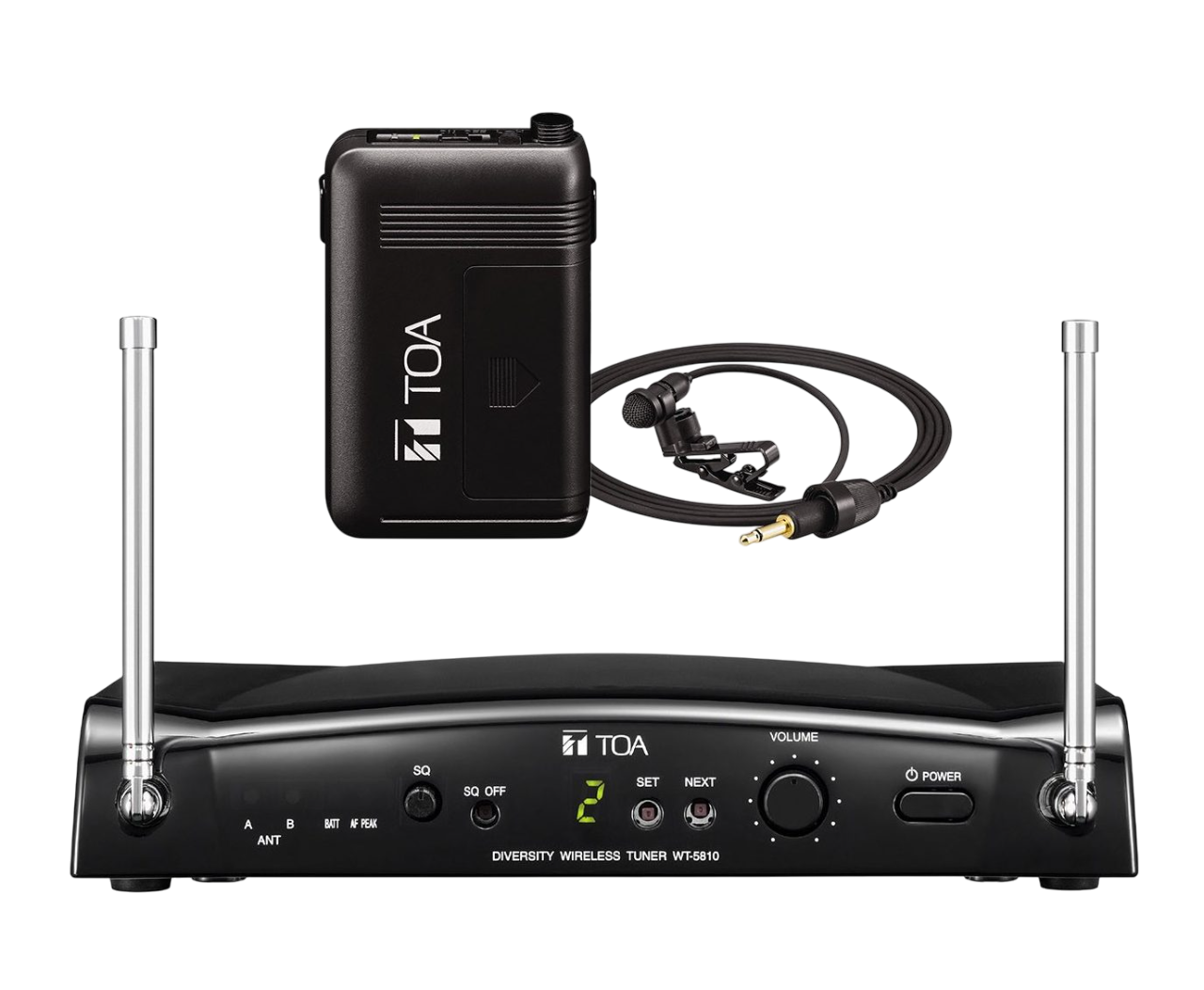 TOA WS-5325U UHF Wireless Beltpack System & YP-M5300 Cardioid Mic (G01/D04)