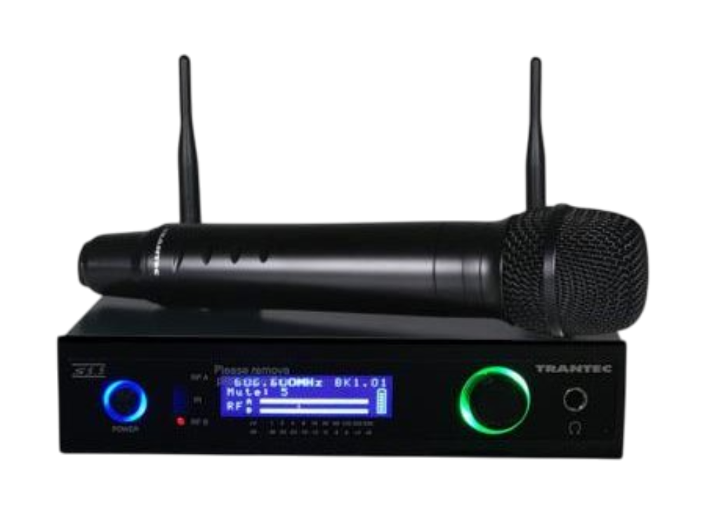 Trantec S5.5HC UHF Multi Frequency Handheld System (Condenser Capsule