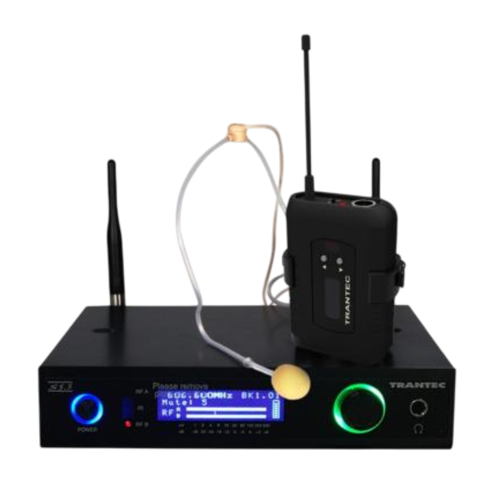 Trantec S5.5W UHF Multi Frequency Aerobics System (Supplied with MIC-X66)