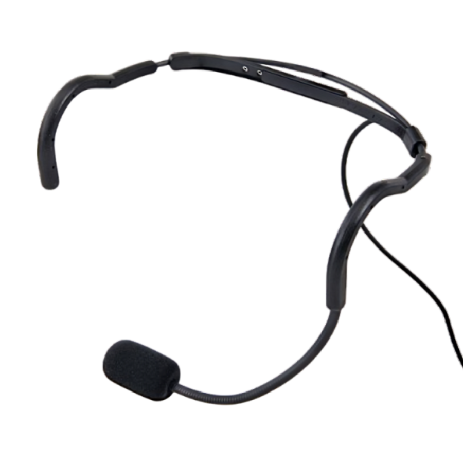 Trantec HM66-BK Fitness Headset Microphone – In Black