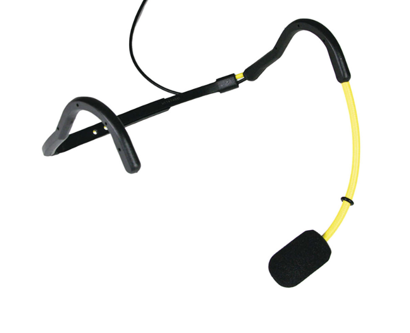 Trantec TS66-YE Fitness Headset Microphone – In Yellow