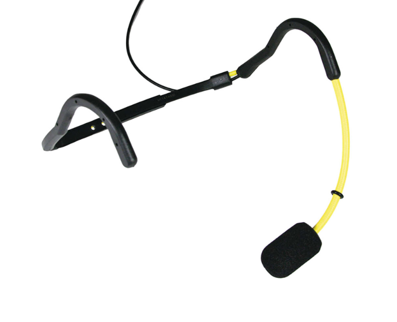 Trantec X66-YE Fitness Headset Microphone – In Yellow