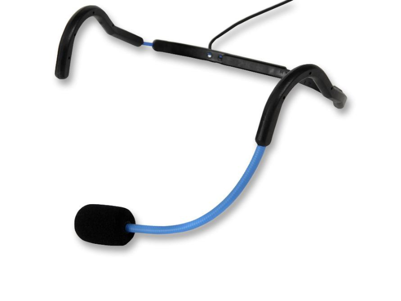 Trantec X66-BL Fitness Headset Microphone – In Blue